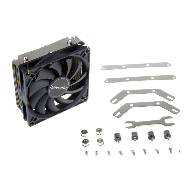 Alpenföhn Silvretta CPU-kjøler Low Profile 92 mm PWM sideprofil