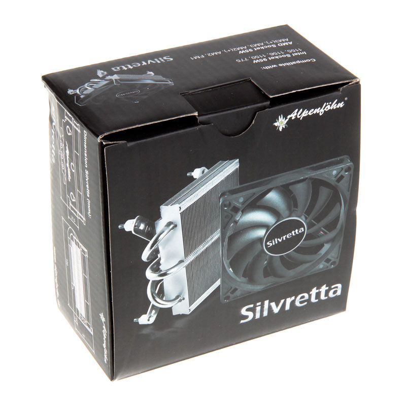 Alpenföhn Silvretta CPU-kjøler Low Profile 92 mm PWM oversikt