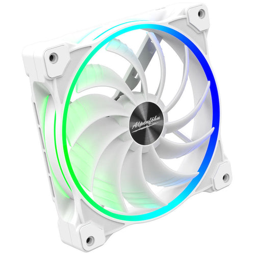 Alpenföhn Wing Boost 3 ARGB PWM vifte 140 mm 3-pakk hvit bakside