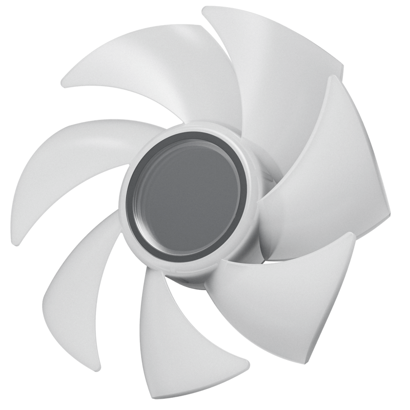 Alpenföhn WingBoost 4 PWM vifte 120 mm RGB svart i bruk