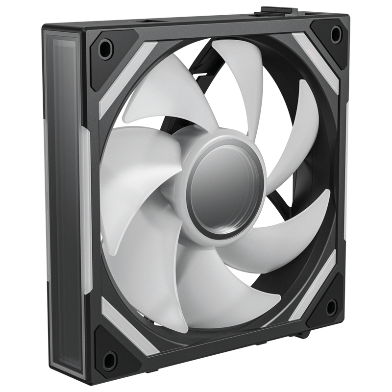 Detalj av Alpenföhn WingBoost 4 PWM vifte 120 mm RGB svart