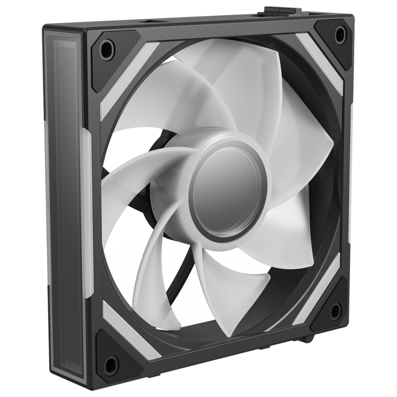 Detalj av Alpenföhn WingBoost 4 Reverse 120 mm vifte PWM RGB svart