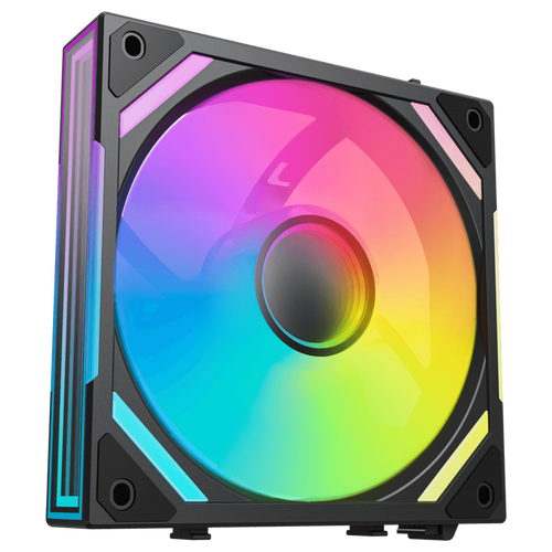 Alpenföhn WingBoost 4 Reverse 120 mm vifte PWM RGB svart forfra