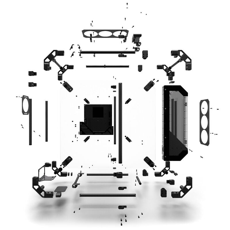 Alphacool Apex Pro Skeleton kabinett I/O-panel