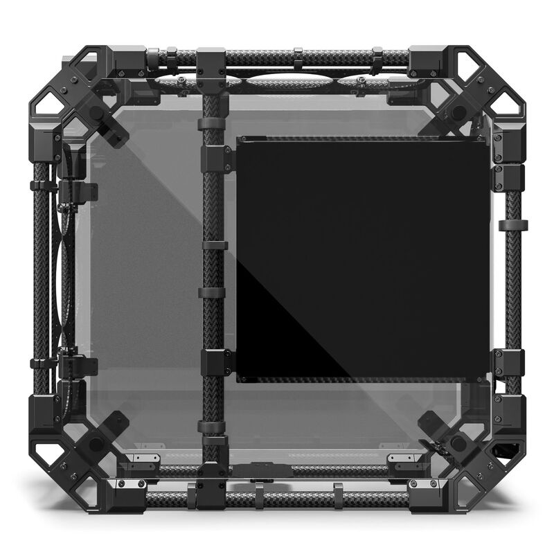 Montert Alphacool Apex Skeleton kabinett med vannkjøling