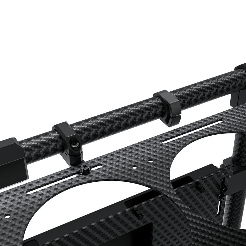 Sidepanel av Alphacool Apex Skeleton kabinett med røykfarget glass