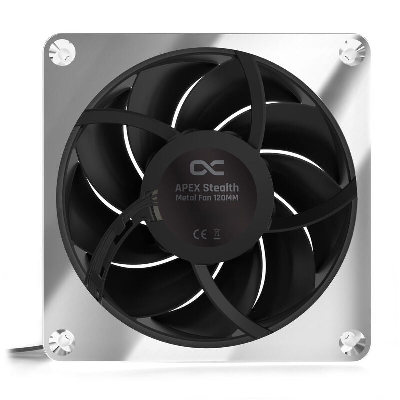 Detaljbilde av Alphacool Apex Stealth Metal vifte 120 mm PWM krom