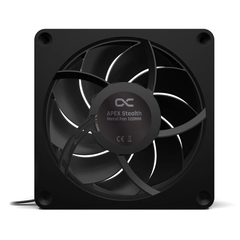 Detalj av Alphacool Apex Stealth Metal vifte 120 mm PWM svart