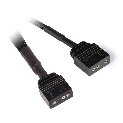 Alphacool aRGB 3-Pin forlengelseskabel 15 cm svart bakside