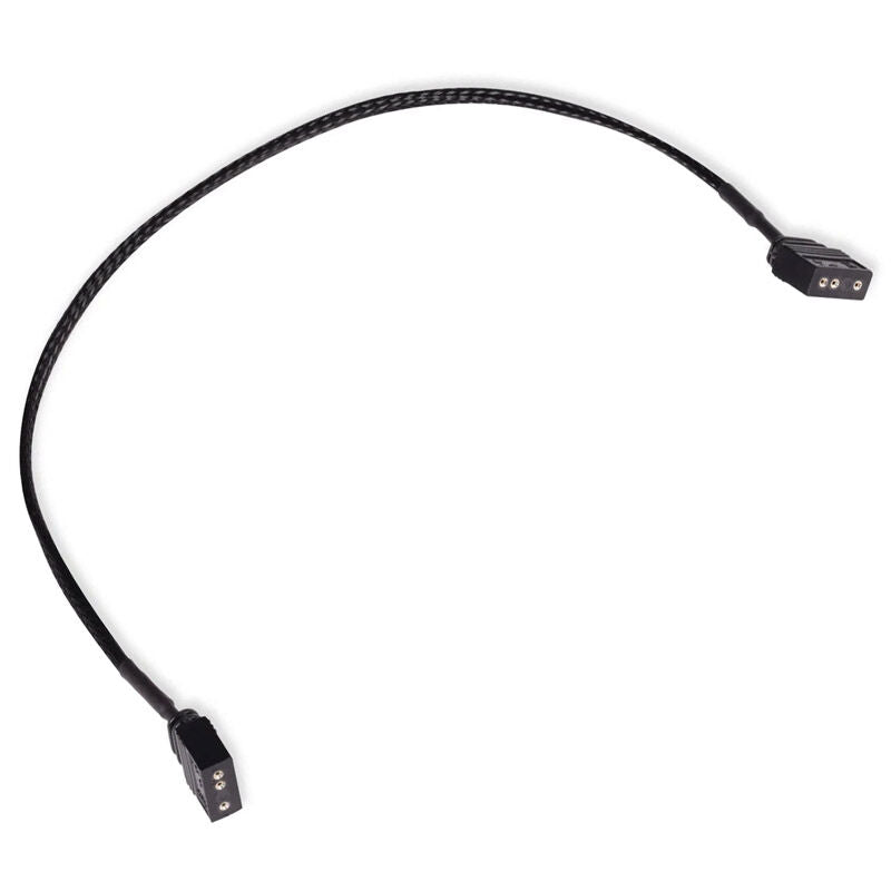Alphacool aRGB 3-pin skjøtekabel 30 cm svart forfra
