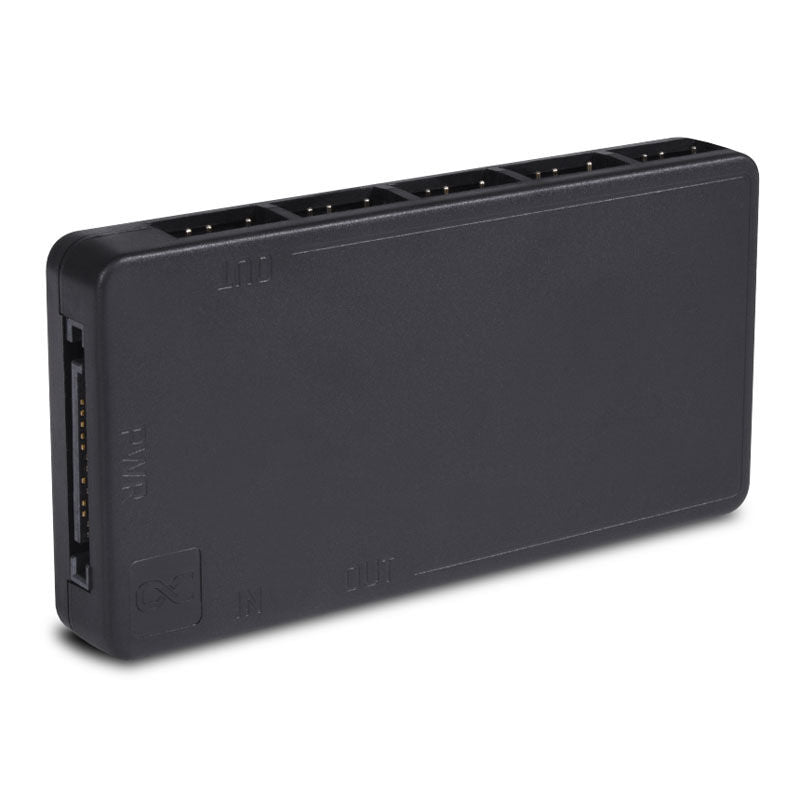 Alphacool Core 11x 3-Pin DRGB splitter ARGB svart bakside