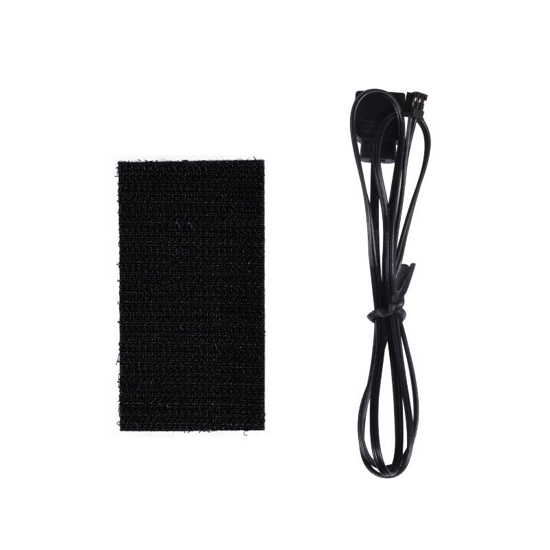 Alphacool Core 11x 3-Pin DRGB splitter ARGB svart nærbilde av kabeltilkobling