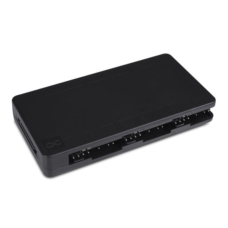 Alphacool Core 6x PWM ARGB hub splitter svart bakside