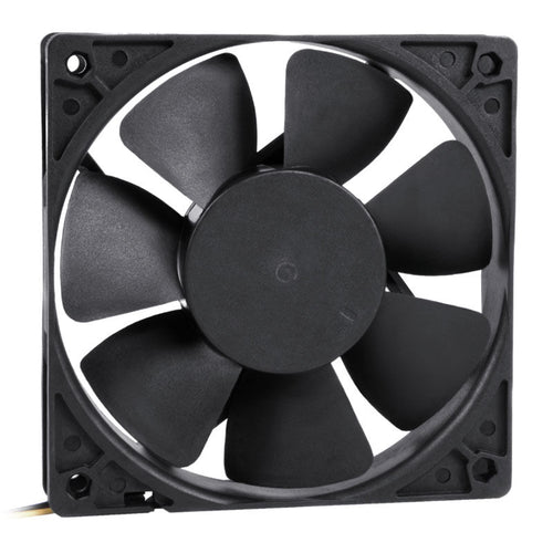 Alphacool Core PWM vifte 120 mm 4000 RPM svart forfra