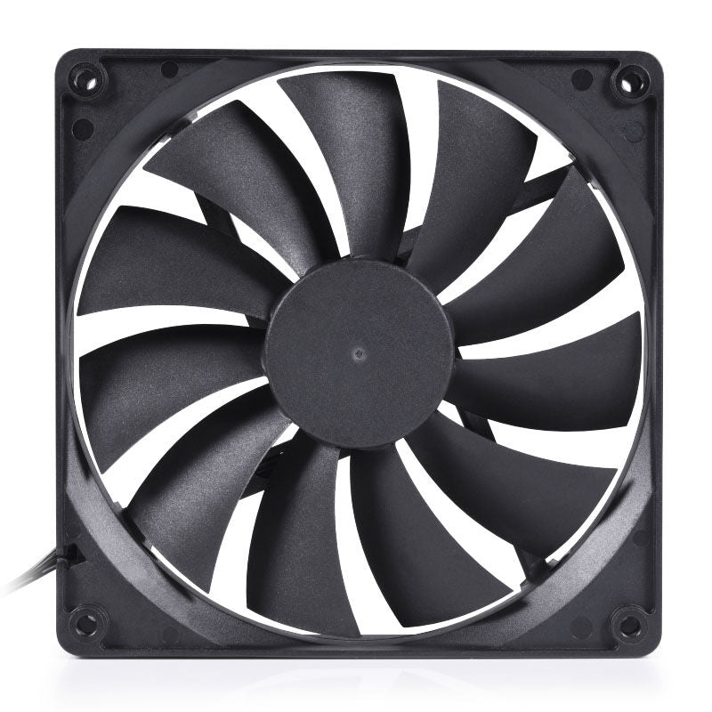 Alphacool Core PWM vifte 140 mm 2000 RPM svart forfra