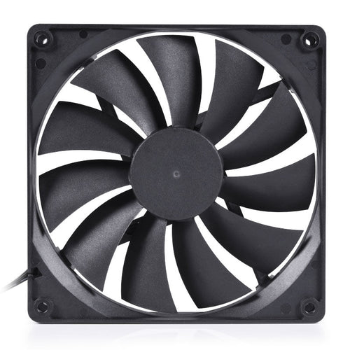 Alphacool Core PWM vifte 140 mm 2000 RPM svart forfra