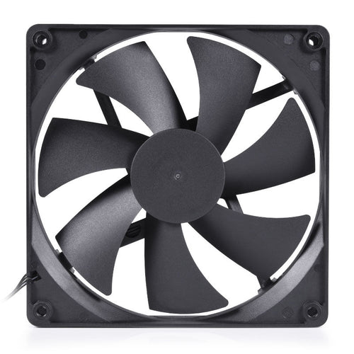Alphacool Core PWM vifte 140 mm 3200 RPM svart forfra