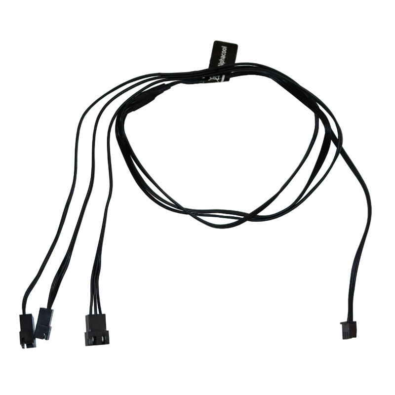 Alphacool Digital RGB LED Y-kabel 3-veis JST 60 cm svart bakside