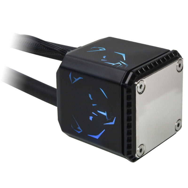 Alphacool Eisbaer 360 Aurora HPE Digital montert i PC