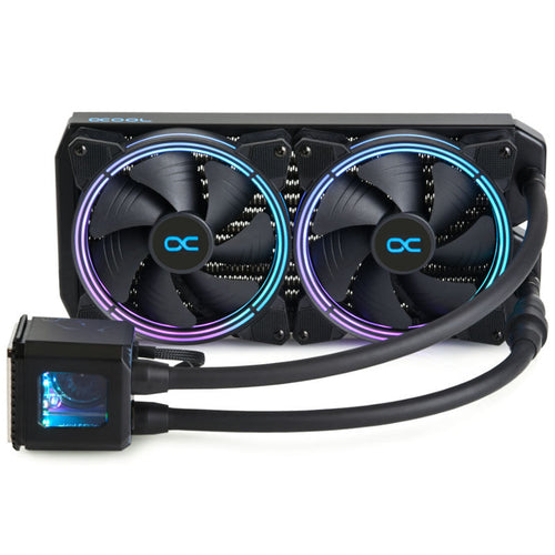 Alphacool Eisbaer Aurora 280 AIO vannkjøling bakside