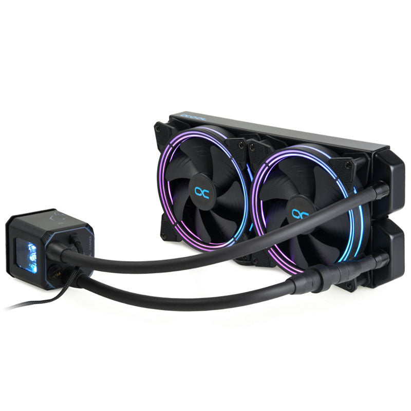 Alphacool Eisbaer Aurora 280 AIO vannkjøling forfra