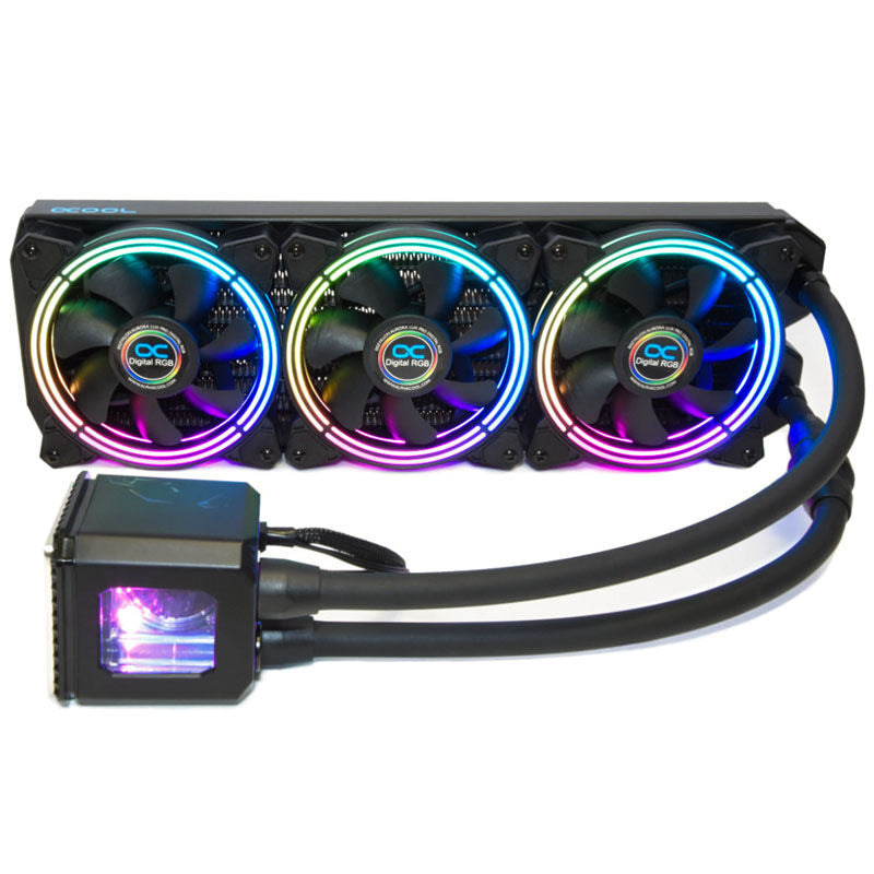 Alphacool Eisbaer Aurora 360 AIO vannkjøling bakside