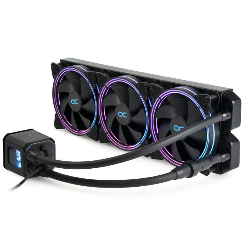 Alphacool Eisbaer Aurora 420 AIO vannkjøling forfra