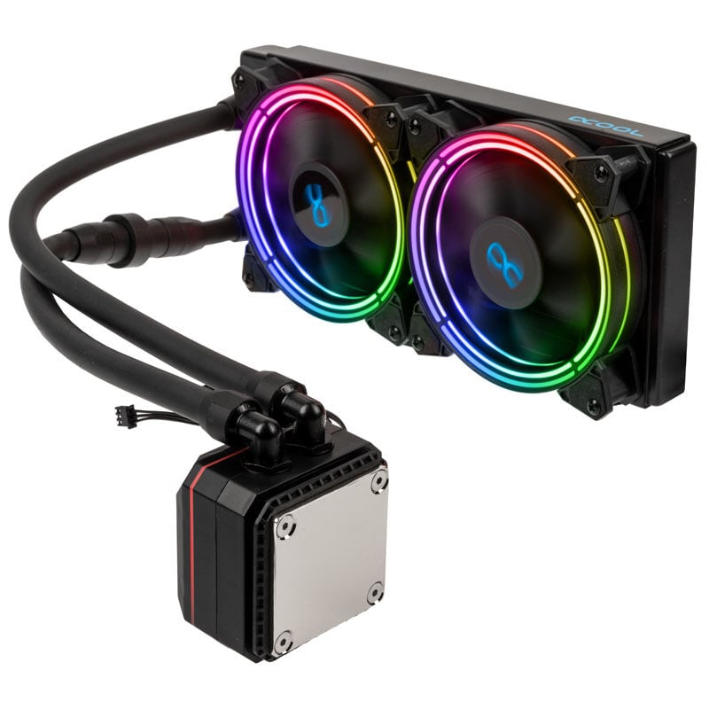 Alphacool Eisbaer Aurora LT240 AIO vannkjøling front