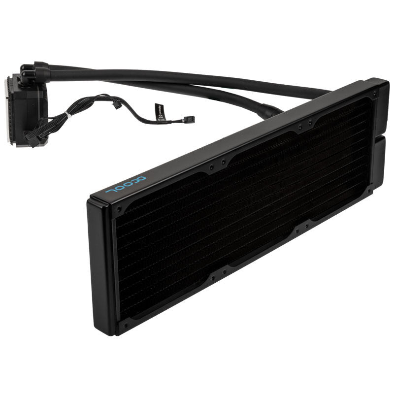Nærbilde av Alphacool Eisbaer Aurora LT360 AIO vannkjøling pumpe