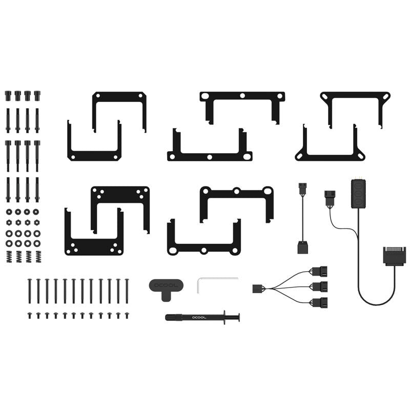 Top view av Alphacool Eisbaer Aurora Pro HPE Edition kjøler