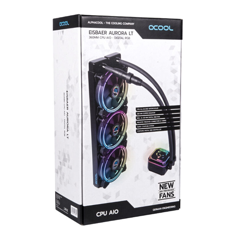 Alphacool Eisbaer LT360 Aurora HPE RGB-belysning
