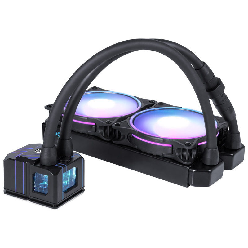 Alphacool Eisbaer Pro Aurora 240 AIO bakside