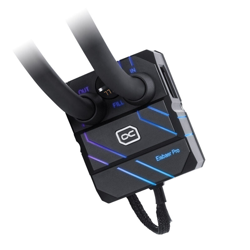 Montert Alphacool Eisbaer Pro Aurora 240 AIO i PC
