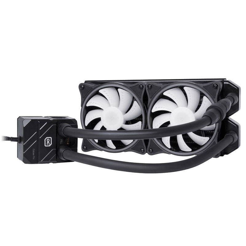 Detalj av Alphacool Eisbaer Pro Aurora 240 AIO pumpe