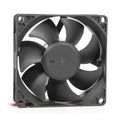 Alphacool ES PWM vifte 80 mm 6000 RPM svart forfra