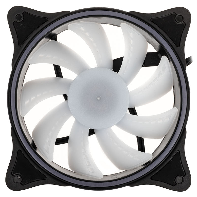 Detaljbilde av Alphacool Rise Aurora PWM vifte 120 mm ARGB svart