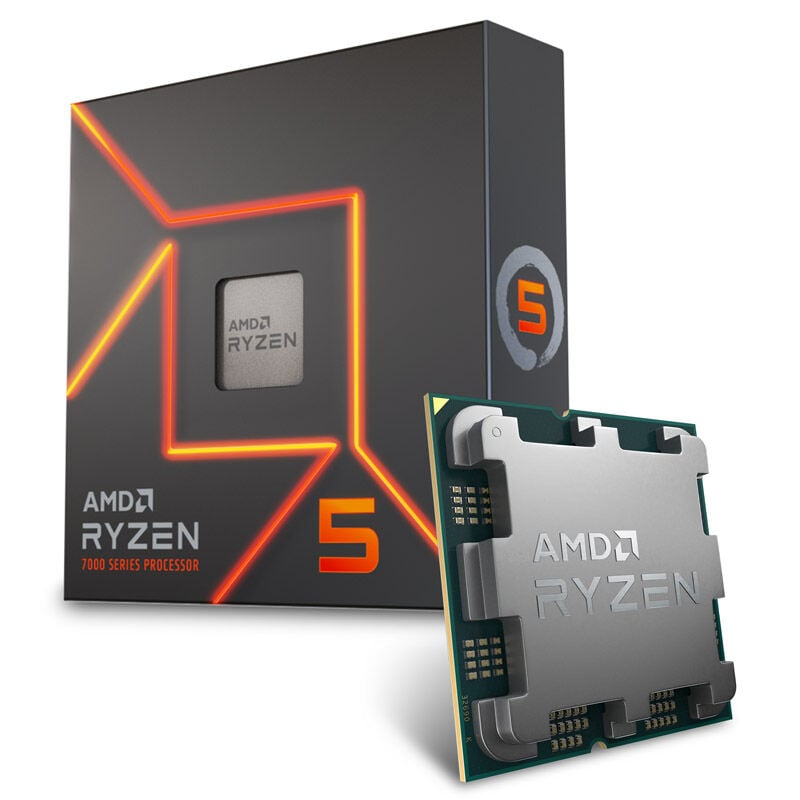 AMD Ryzen 5 7600X prosessor forfra