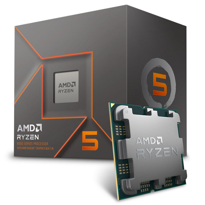 AMD Ryzen 5 8500G prosessor forfra
