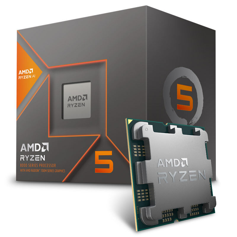 AMD Ryzen 5 8600G prosessor forfra