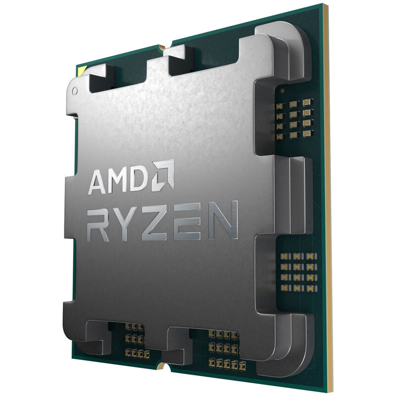 AMD Ryzen 5 9600 montert på hovedkort
