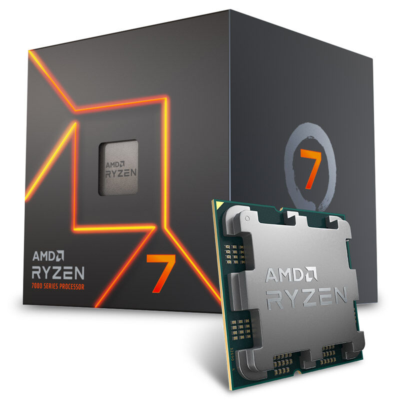 AMD Ryzen 7 7700 prosessor forfra