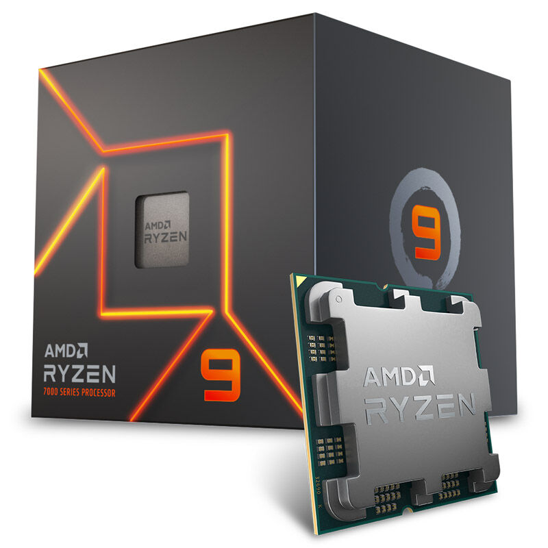AMD Ryzen 9 7900 prosessor forfra