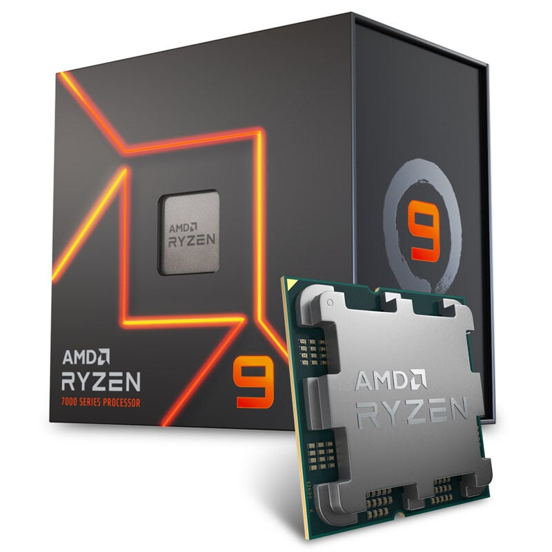 AMD Ryzen 9 7900X prosessor forfra