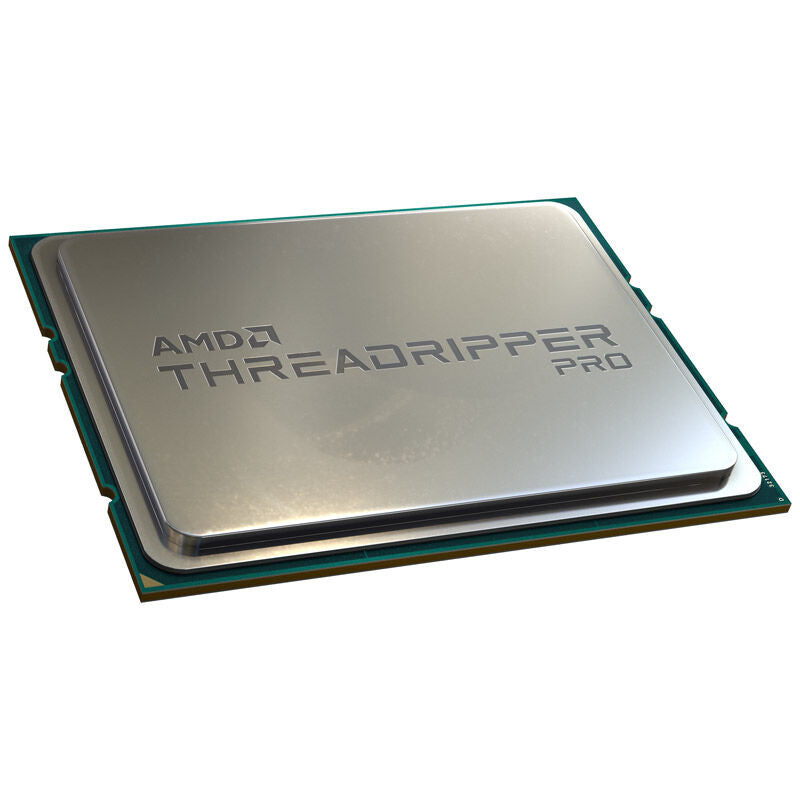 Nærbilde av kontaktpunkter på AMD Ryzen Threadripper Pro 5965WX