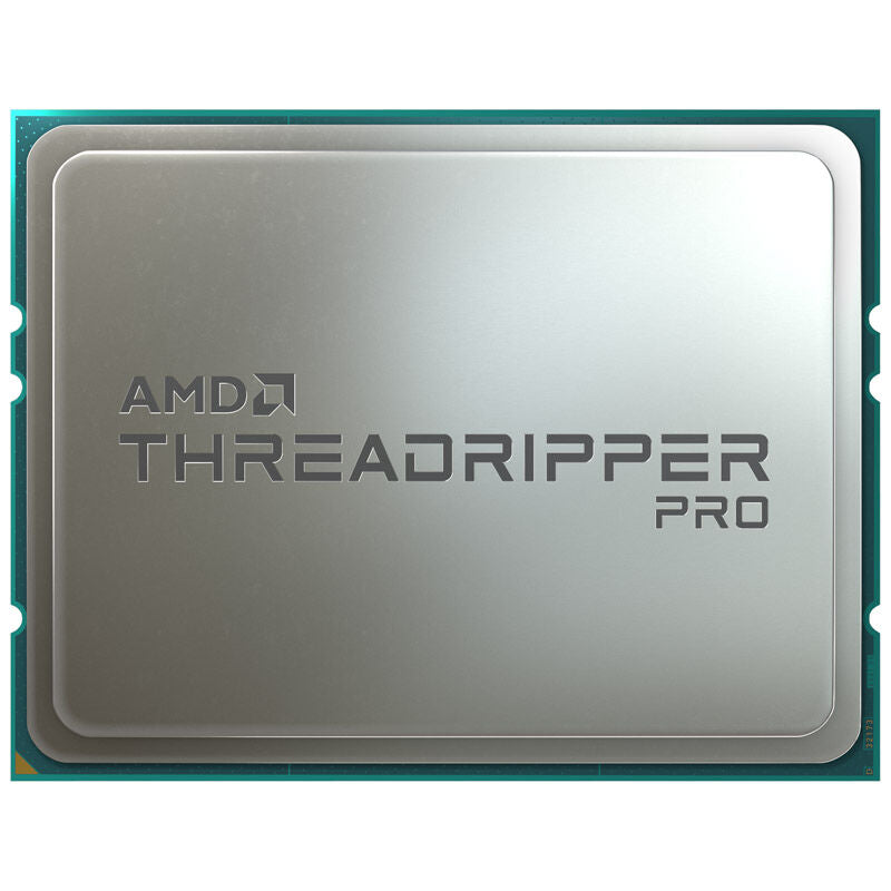 AMD Ryzen Threadripper Pro 5965WX etikett og logo