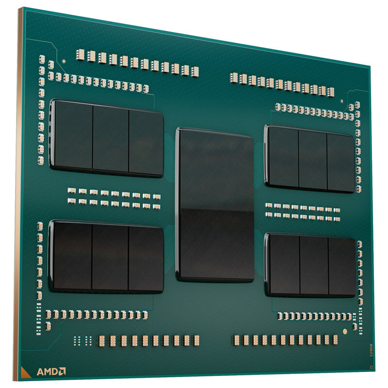 AMD Ryzen Threadripper Pro 7965WX prosessor i eske