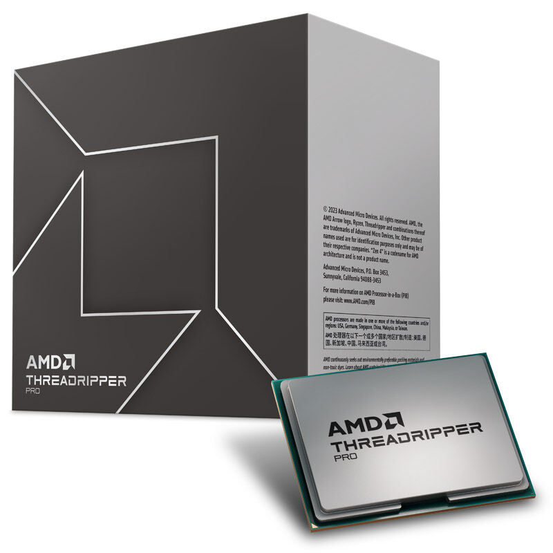 AMD Ryzen Threadripper Pro 7985WX prosessor forfra