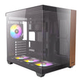 Antec CX800 kabinett midtårn ATX herdet glass 270° svart foran