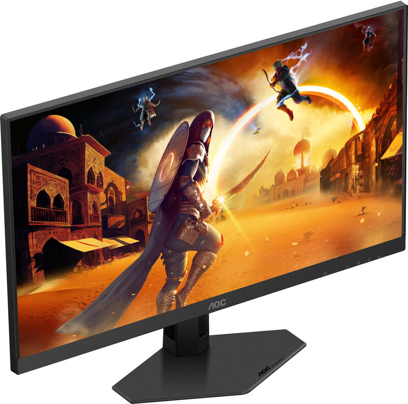 Detalj av AOC 27G4HRE 27" gamingskjerm fot