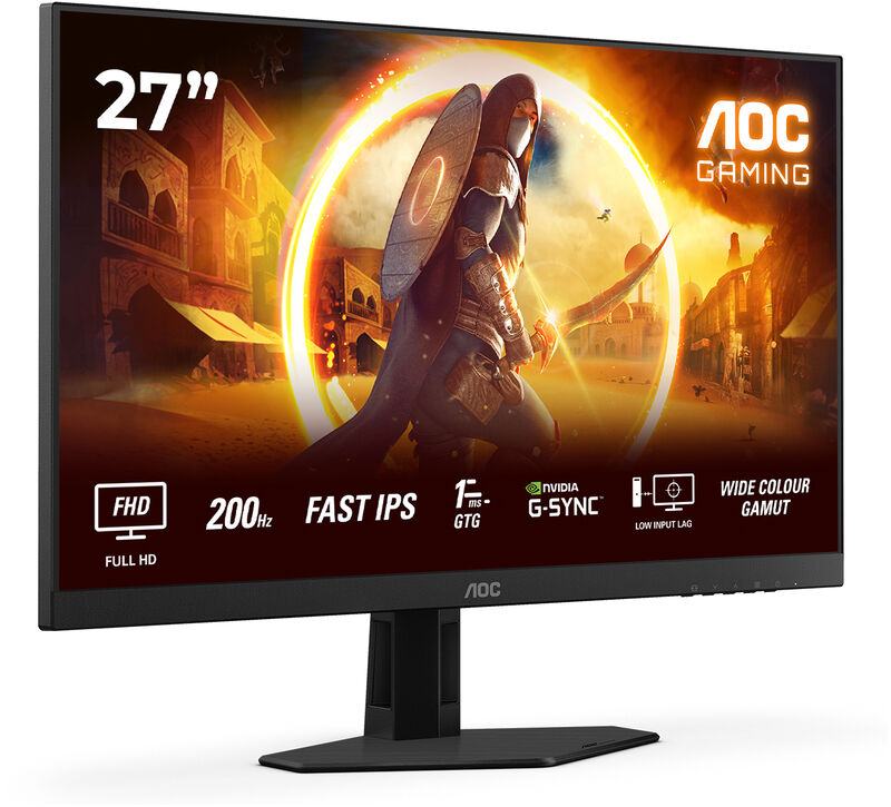 AOC 27G4HRE 27" gamingskjerm full visning